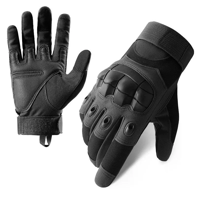 Falour Z903 Tactical Glove with hard molded knuckles and ribbed fabric construction
