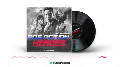 Tonepusher 80's Action Heroes Serum preset pack inspired by retro action movie soundtracks
