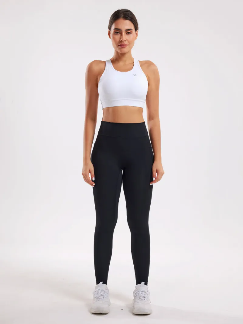 Zuluzenith Yoga Outfits 2 Piece Gym Clothes Sets, seamless sports bra and high-waist leggings in vibrant color