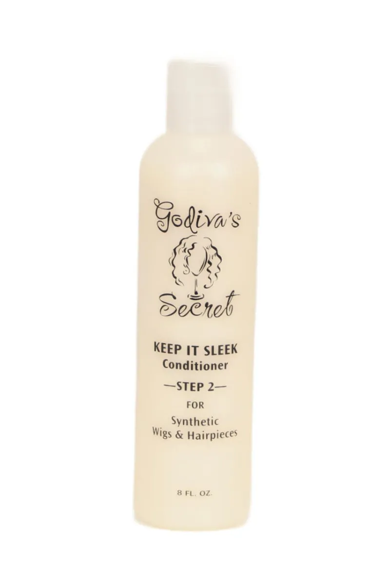 Godiva's Secret Wigs Keep It Sleek Conditioner 8 oz bottle