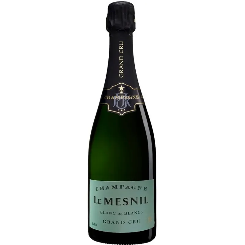 Mr.D Wine 2014 Le Mesnil Blanc de Blancs Grand Cru Vintage Champagne bottle