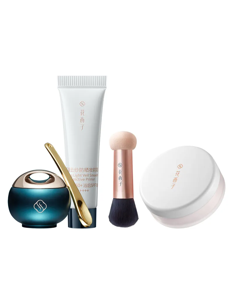 Florasis Radiant Harmony Set, premium gift box with coordinated makeup products