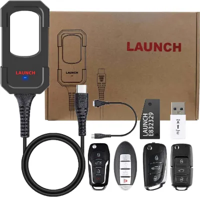 Kingbolen Launch X431 Key Programmer Remote Maker with universal key fobs and super chip
