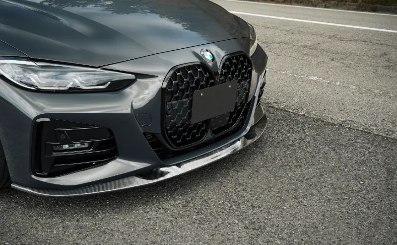 Twenty Two Tuning 3DV1 Carbon Fiber Front Lip Spoiler compatible with BMW 4 Series G22/G23