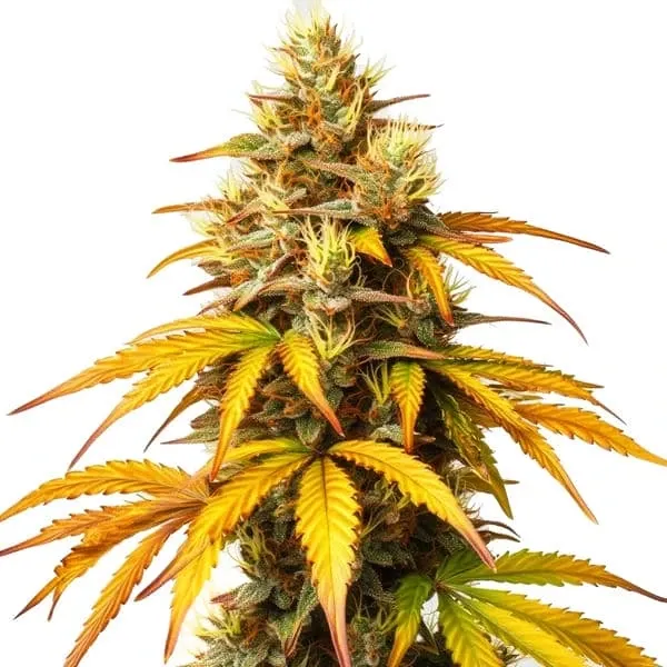 Blimburn Seeds HellFire OG cannabis seeds with piny flavor