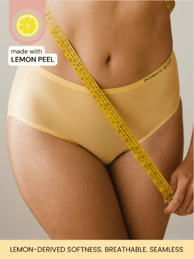 Intimate Queen Lemon Bae Wellness Seamless Briefs in nude