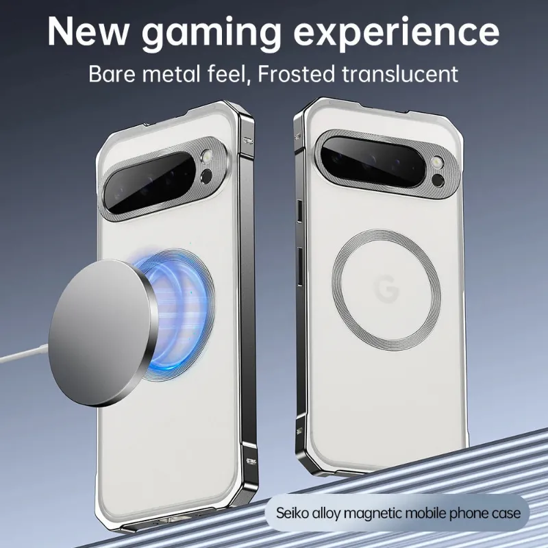 The Pixel Case Aluminium Magnetic Case with durable metal finish for Google Pixel