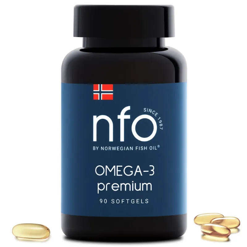 NFO Omega-3 Premium softgel capsules