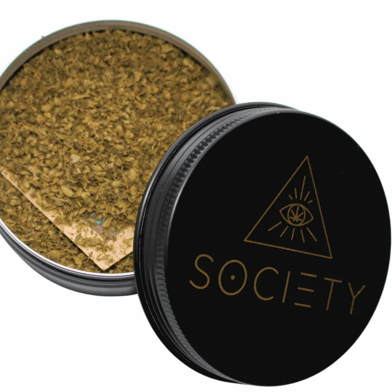 Society's Plant Ready To Roll CBD Flower jar with pre-ground Felix OG hemp