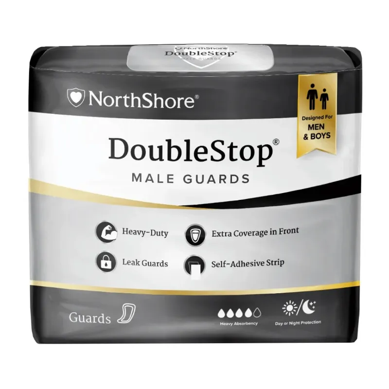 ActivKare NorthShore Doublestop XL Male Guards for incontinence