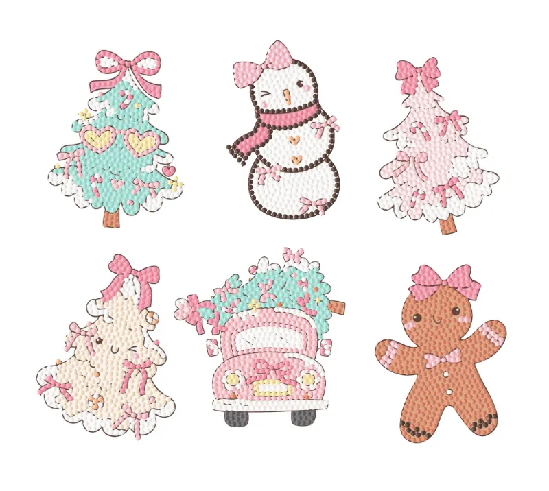LETISTITCH 480-794 Sweetmas Ornaments diamond painting kit with colorful Christmas ornament designs