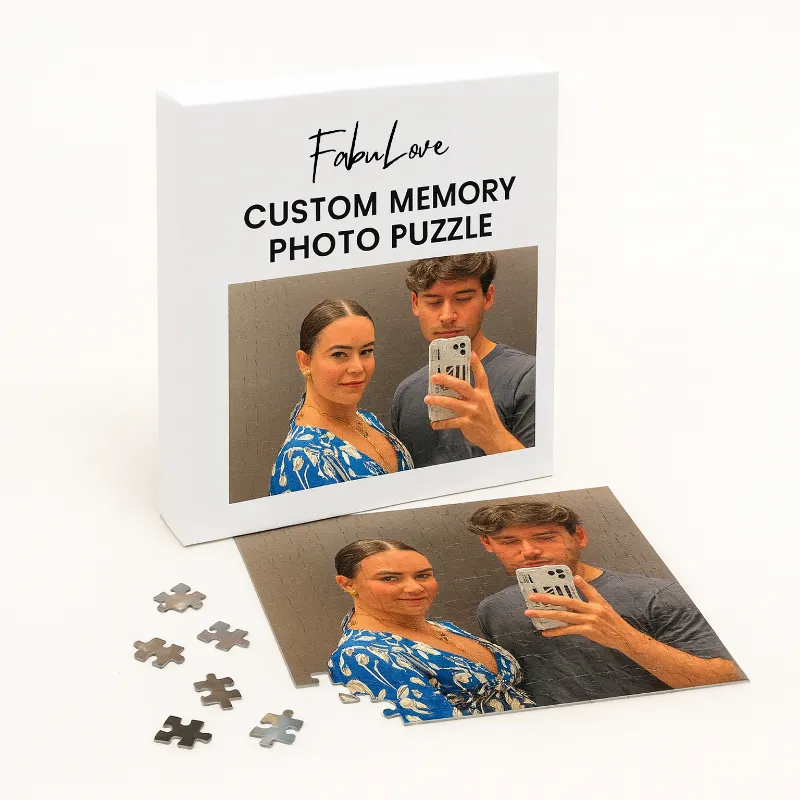 FabuLove Custom Memory Photo Puzzle made from uploaded photo