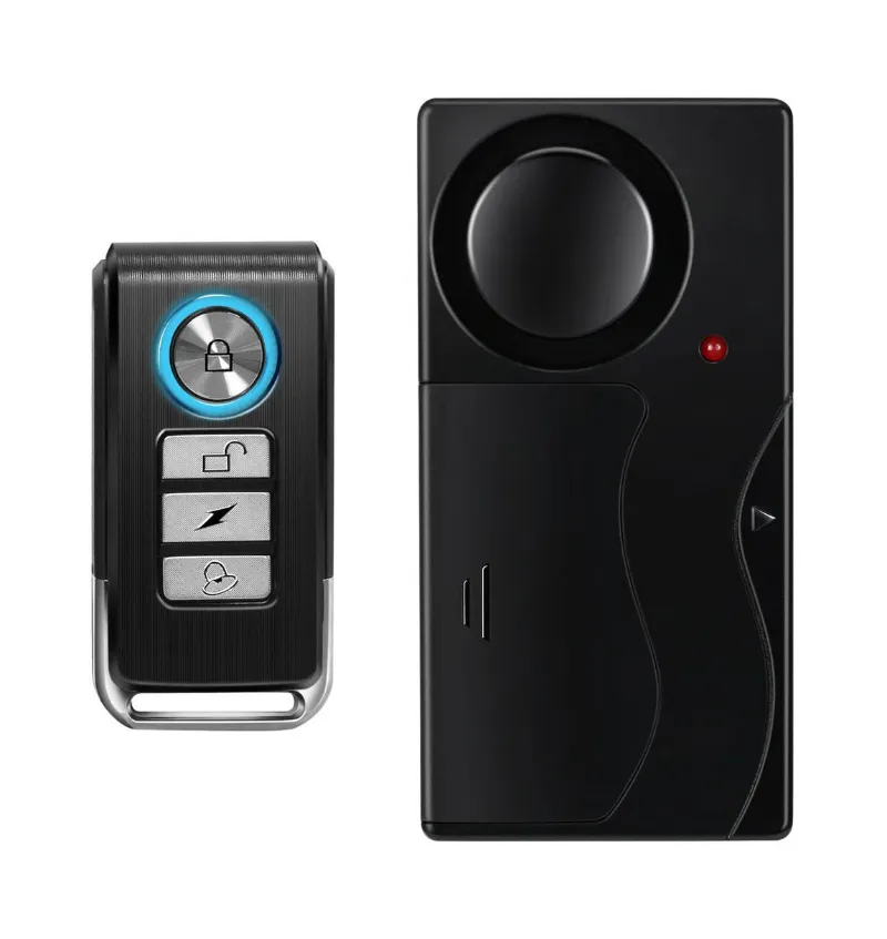 Wsdcam Wireless Anti-Theft Vibration Bike Motorcycle Alarm with remote control