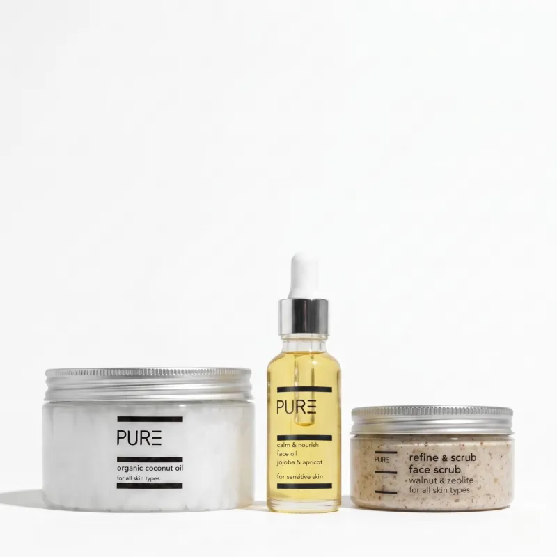 PURE Spa Skincare Calm in 3 three-step skincare routine kit