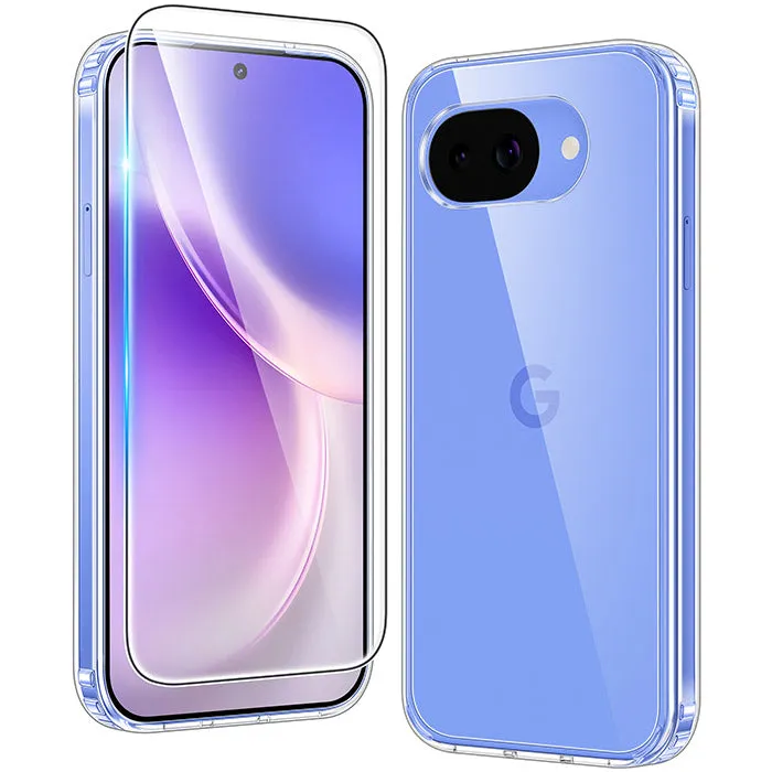 FNTCASE OFFICIAL Google Pixel 10A Clear Phone Case showing transparent protection with raised edges