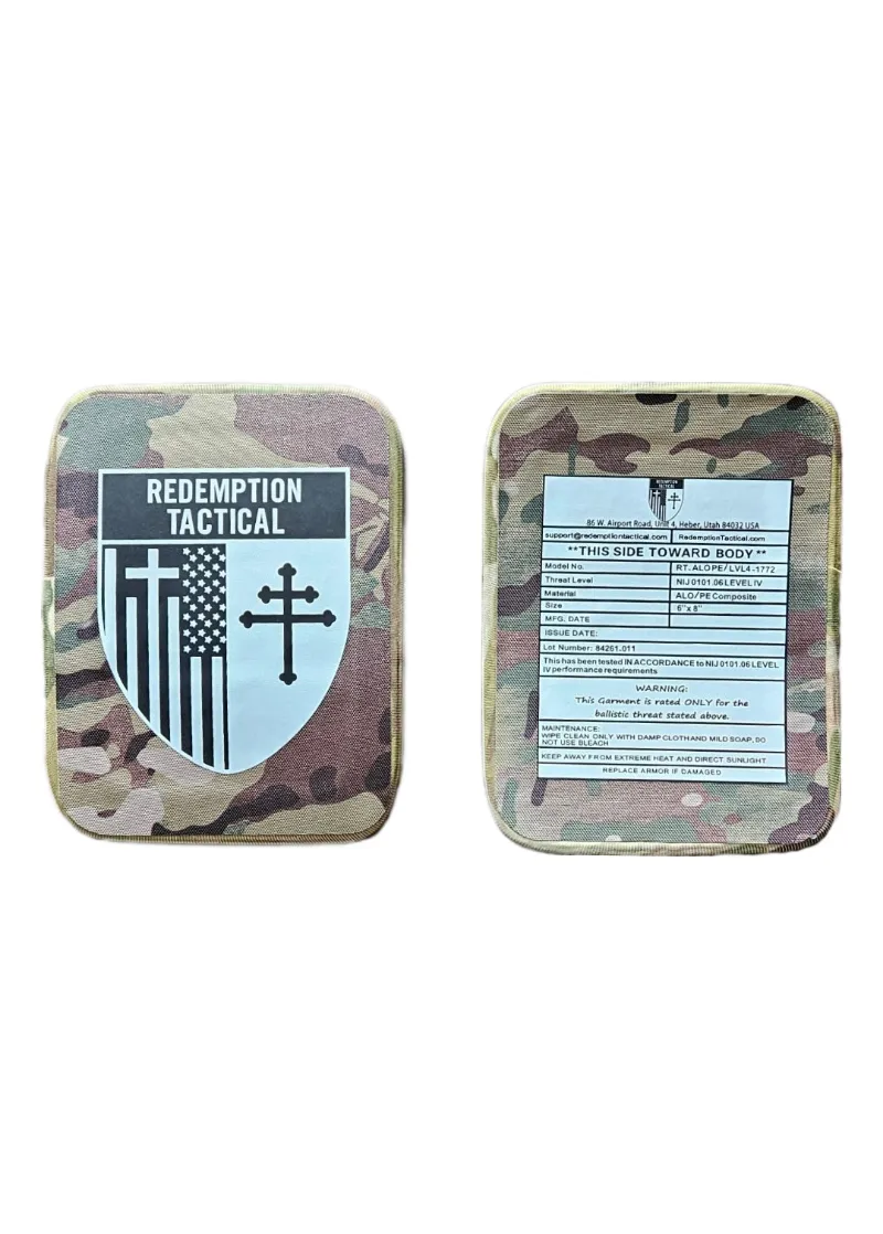 MyHackerTech Level IV 6x8 Ceramic Side Plates pair in matte finish