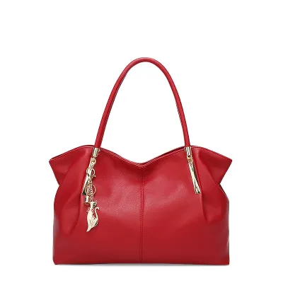 Bond & Mason The Alicia Handbag photo showing a wide vegan leather handbag
