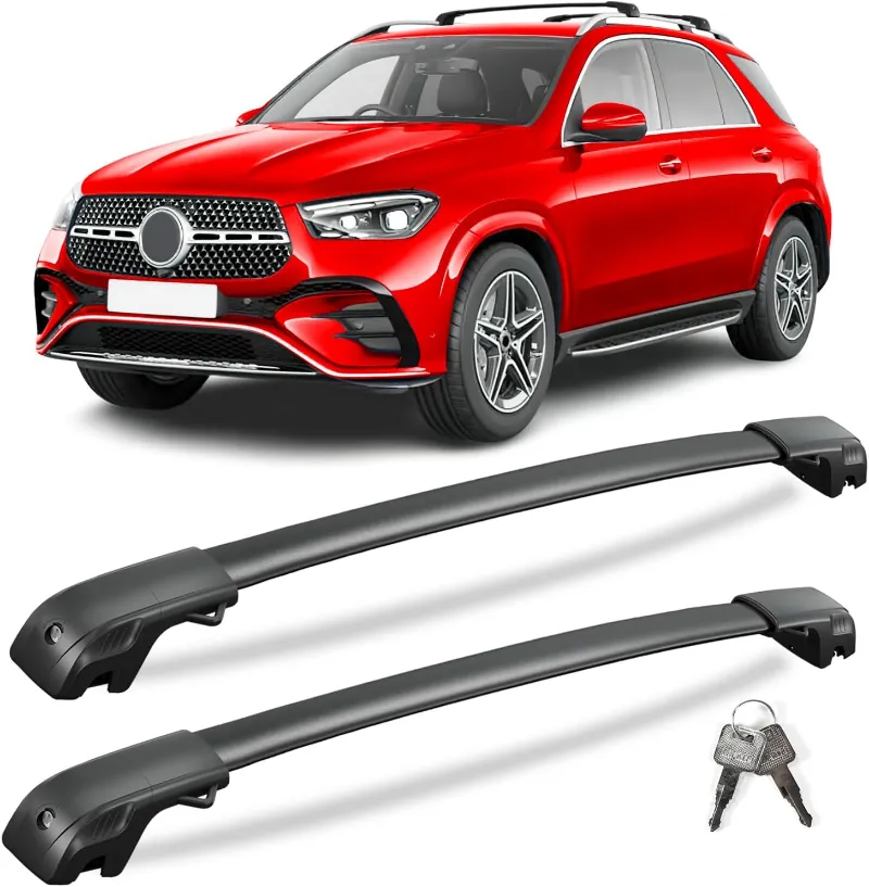 Tesstudio 300 lbs Lockable Roof Rack Cross Bars for Toyota RAV4 Adventure/TRD Off-Road 2019-2024