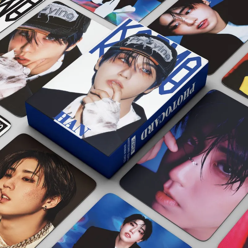 TTAesthetic 127PCS HAN KARMA Photocard Stickers assortment showing various designs