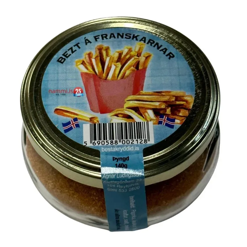 Nammi Bezt á Franskarnar spice blend for fries and burgers