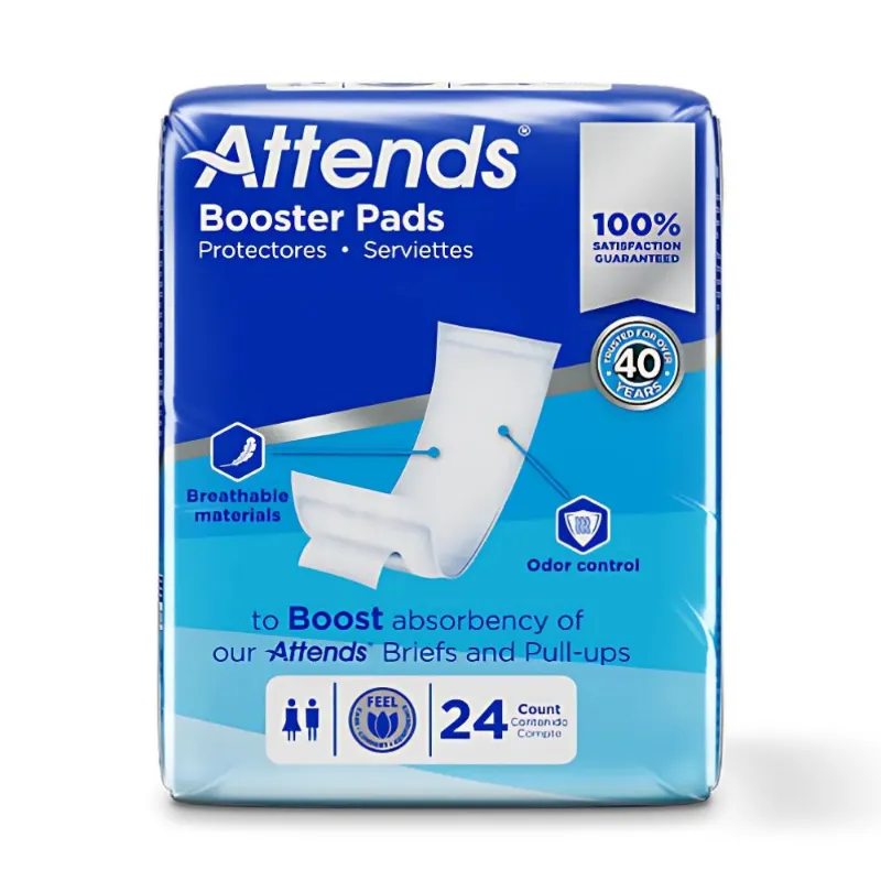 ActivKare Attends Booster Pads ultra-slim absorbency liners for incontinence products