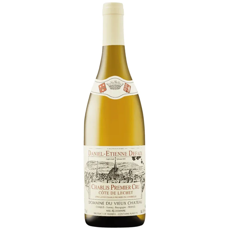 Mr.D Wine 2012 Domaine Daniel-Etienne Defaix Cote de Lechet Chablis Premier Cru France bottle