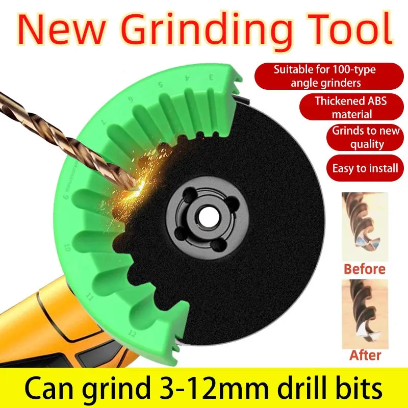 Kicklo 10-in-1 Drill Bit Grinder Stand sharpening tool with multiple holes