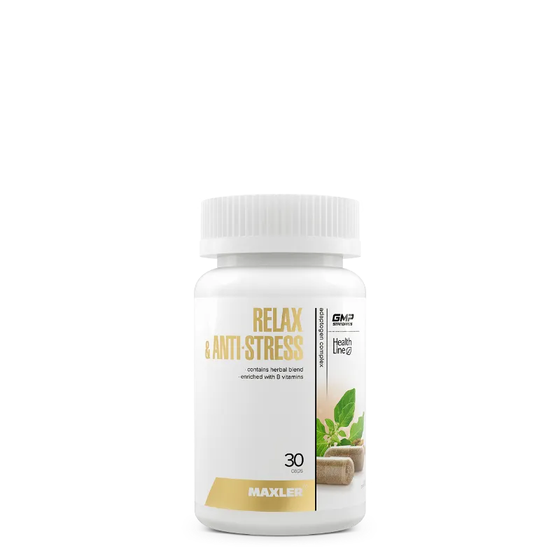 MAXLER Relax & Anti-Stress supplement capsules