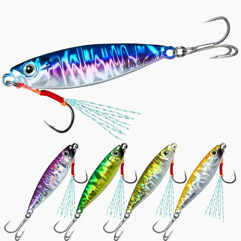 Truscend Fishing Saltwater Jigs Fishing Lures Spoon Lure with knife head design