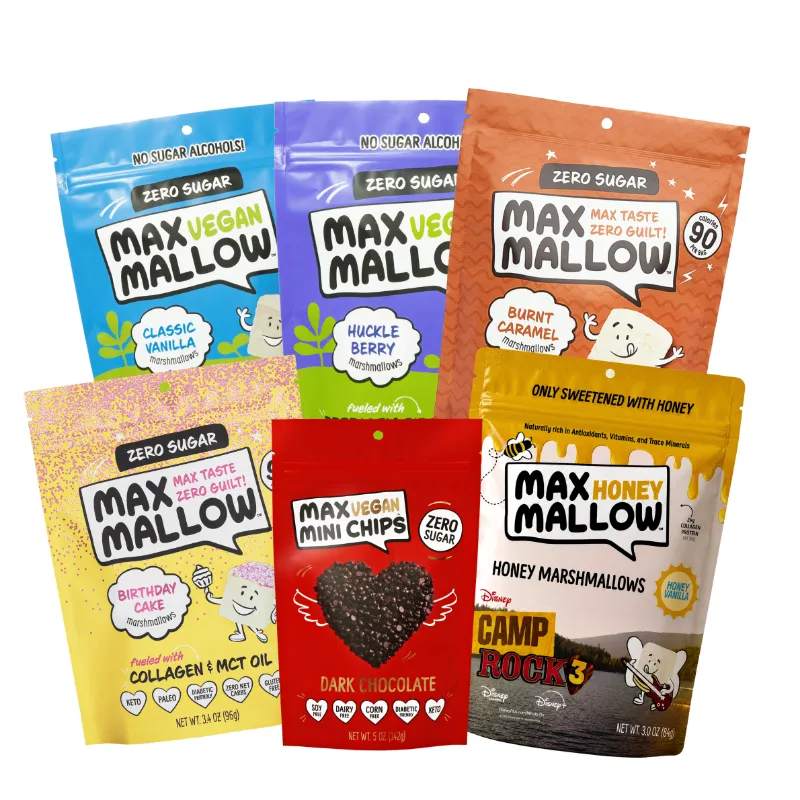 Max Sweets Build Your Own Bundle showing choice of marshmallow bags to mix and match