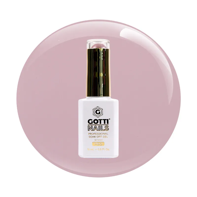 Gotti Nails #12G Gel Color No Longer My Problem warm nude crème gel polish bottle