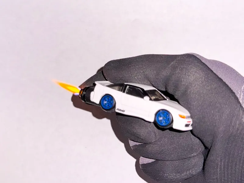 SoCal Divinity Nissan SilEighty Refillable Lighter shaped like a miniature car