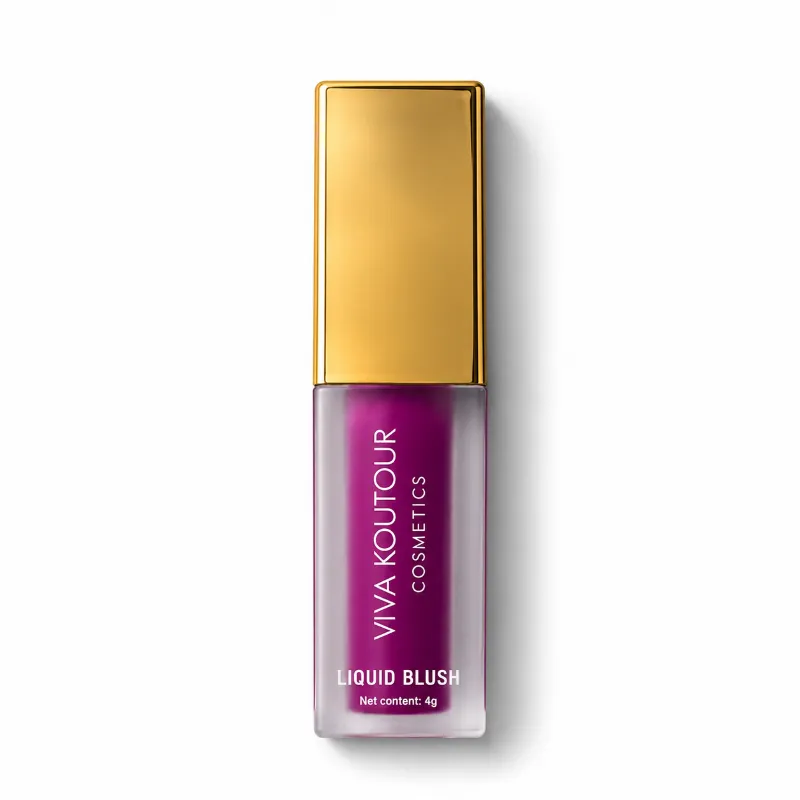 Viva Koutour Cosmetics Berry Pink Liquid Blush buildable dewy glow