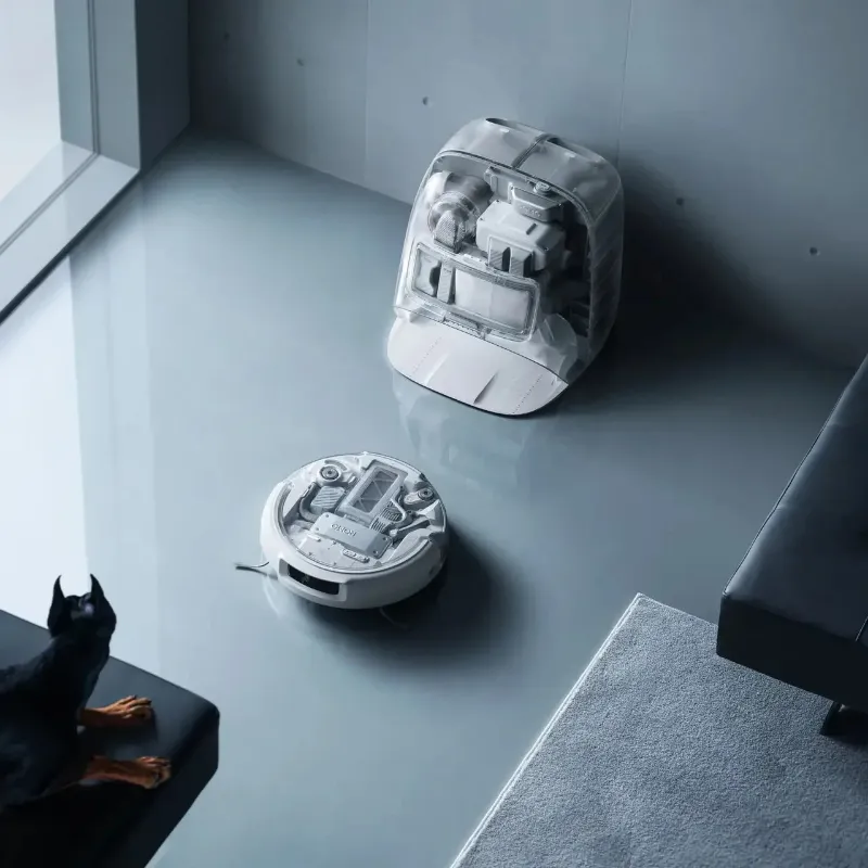 DJI ROMO Robot Vacuum Cleaner with dual arms and mopping function