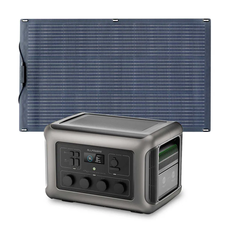 ALLPOWERS ES Generador Solar 3500W R3500 with SF100 flexible 100W solar panel