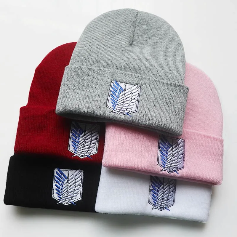 Animeancy Attack on Titan Beanies Collection cotton knit winter hat