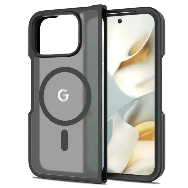 The Pixel Case Clear Shield Pixel 10 Pro Fold Case showing smooth finish and hybrid construction