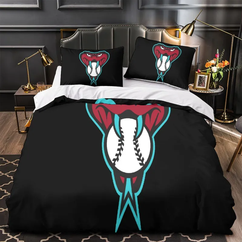 EBuycos Arizona Diamondbacks Bedding Set Quilt Cover Without Filler