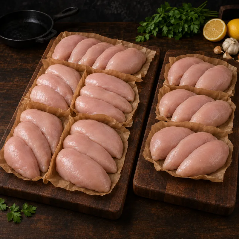 Halal World Depot Halal Chicken Breast Bundle package with fresh chicken breasts