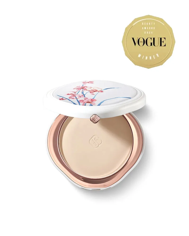 Florasis Yurong Airbrushed Tinted Pressed Powder Ode to Embroidery, embroidered case design
