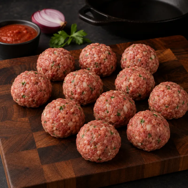 Halal World Depot Beef & Chicken Meatballs in packaging