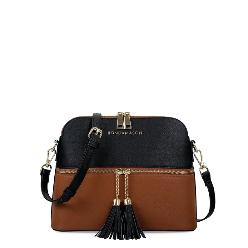 Bond & Mason The Alexandra Crossbody Bag photo showing a vegan leather crossbody bag