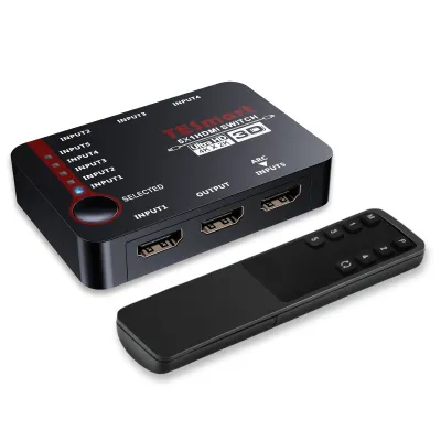 TESmart 5 Port HDMI Switch with auto-detect and HDR support