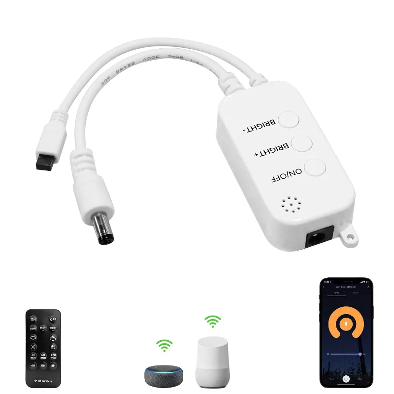 AIBOO Smart LED WiFi Controller for single color dimmable puck lights