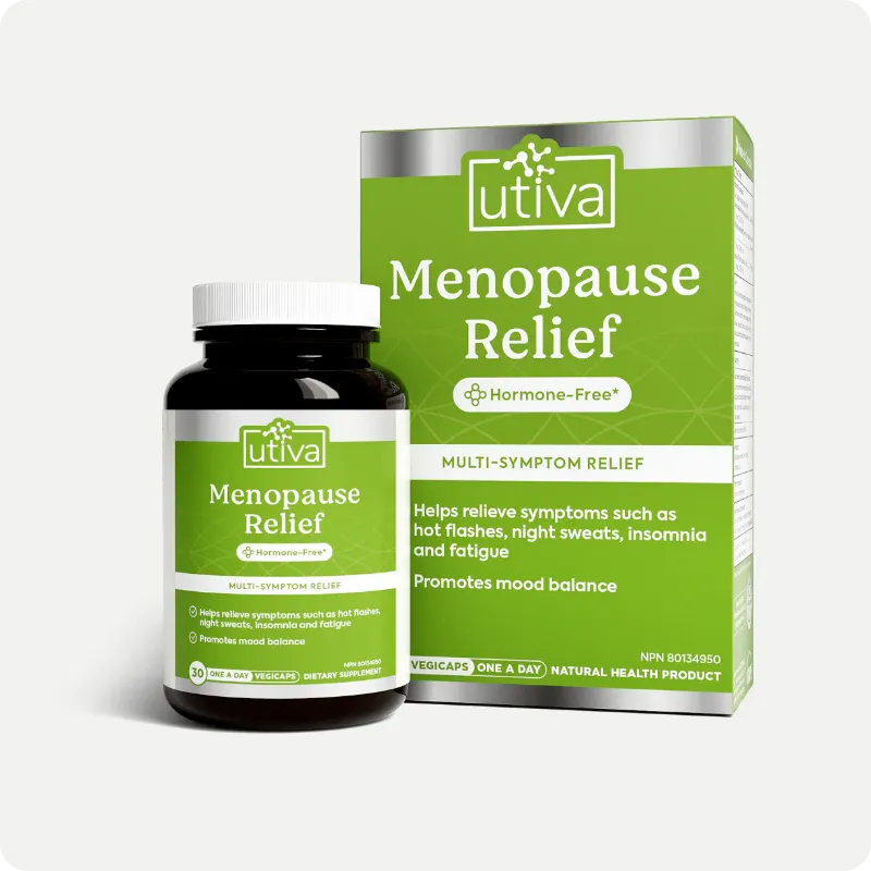 ActivKare UTIVA Menopause Relief plant extract supplement capsules
