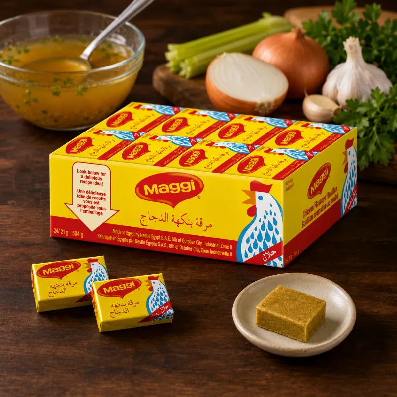 Halal World Depot MAGGI Halal Chicken Flavour Bouillon pack of 24 cubes