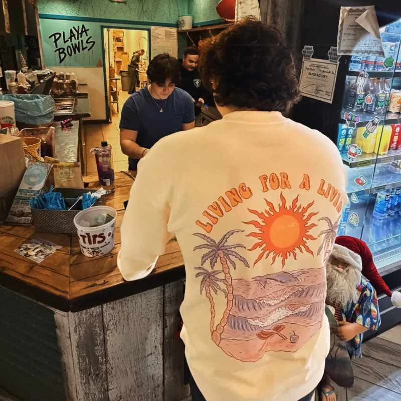 LivingForALivin Classic L4L Crewneck in oversized fit