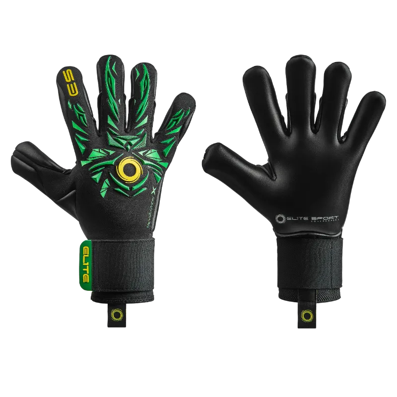 EliteSportUSA Revolution X Rio 2026 - 2027 Goalkeeper Gloves in seasonal Rio colorway