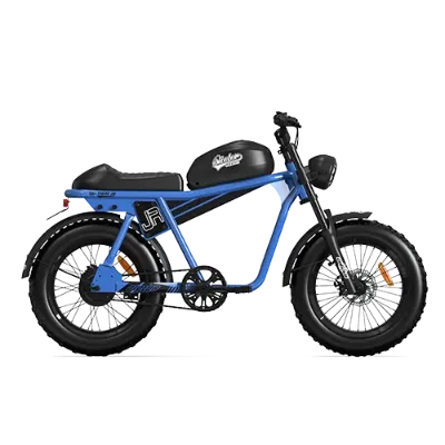Qiolor TIGER JR Commuter Electric Bike in retro 90s motor-inspired design