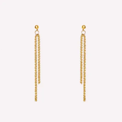 FabuLove Clara Crystal Earrings with polished crystal design
